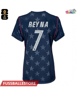 Günstige Vereinigte Staaten Giovanni Reyna #7 Auswärtstrikot Damen WM 2026 Kurzarm